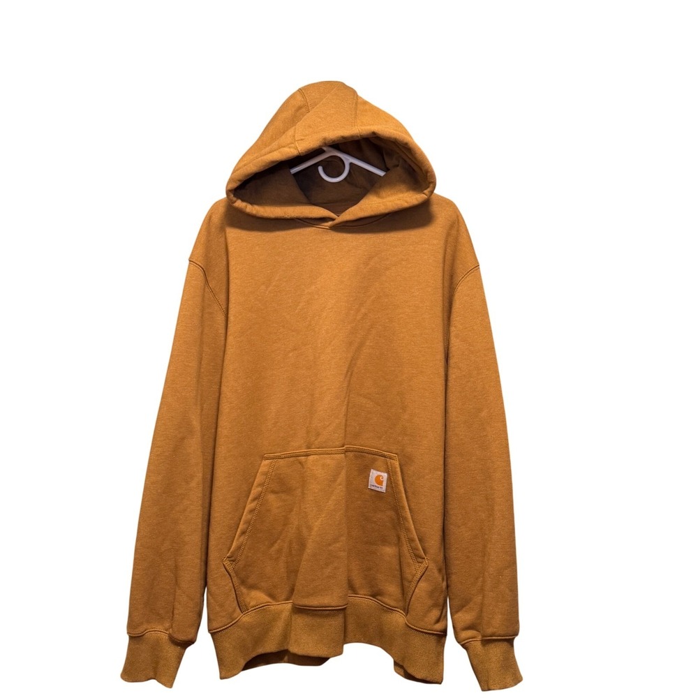 Carhartt Rain Defender Loose Fit Heavyweight Hoodie Mens XL Brown‎ 100615 B35